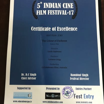 The Colour of Darkness certificate